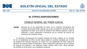 El nou recurs de cassació: Caràtula del recurs de cassació civil