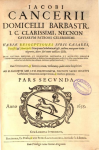 Iacobi Cancerii ... Variae resolutiones iuris caesarei, pontificii & municipalis Principatus Cathaloniae vignette