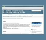 Revista electrónica de estudios internacionales vignette