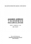 Anuario jurídico y económico escurialense vignette