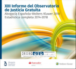 Informe del Observatorio de la Justicia Gratuita, XIII vignette